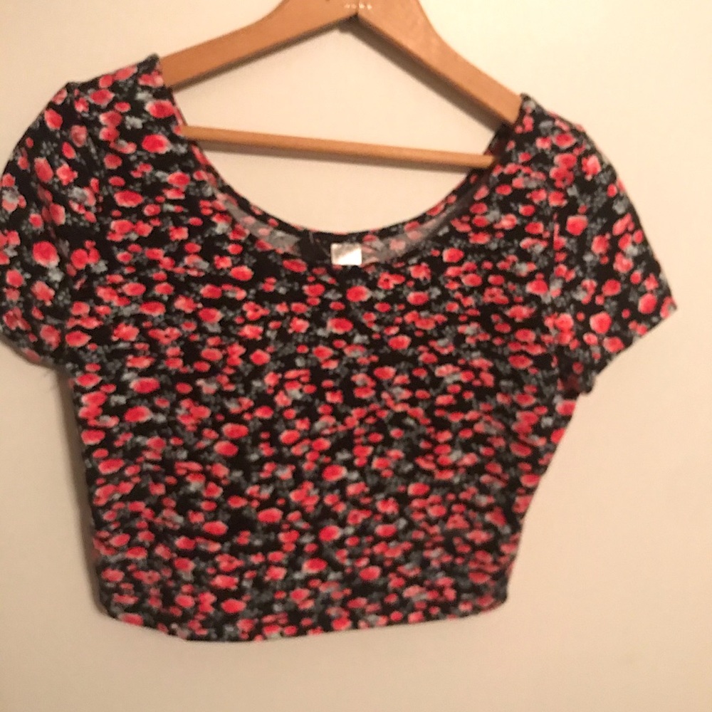 H&M Floral Crop Top